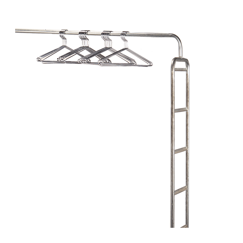 Garderobe H 175 cm, L 200 cm + 50 Kleiderbügel + Nummern