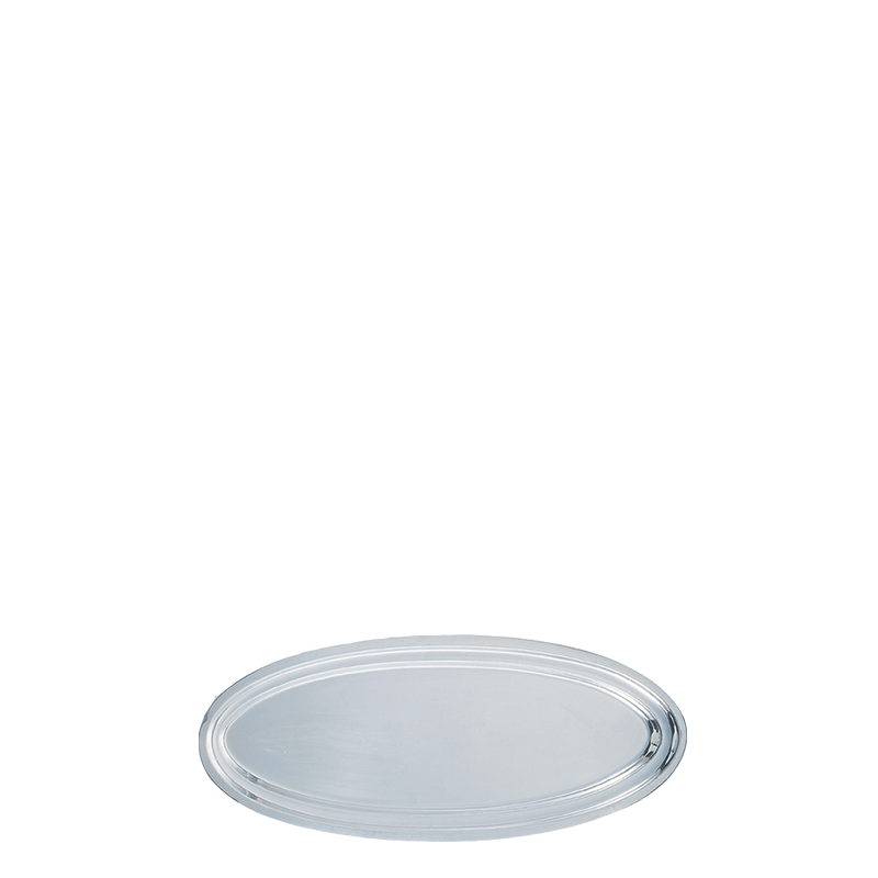 Platte oval Silber 60 cm
