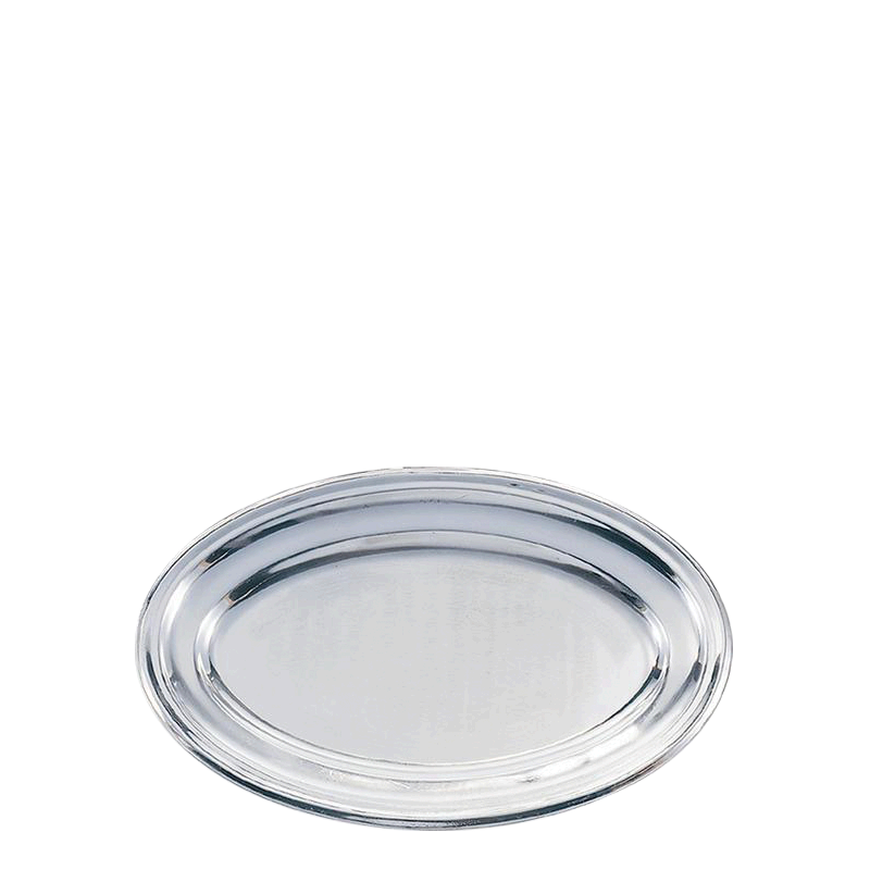 Plat ovale argent 40 x 60 cm