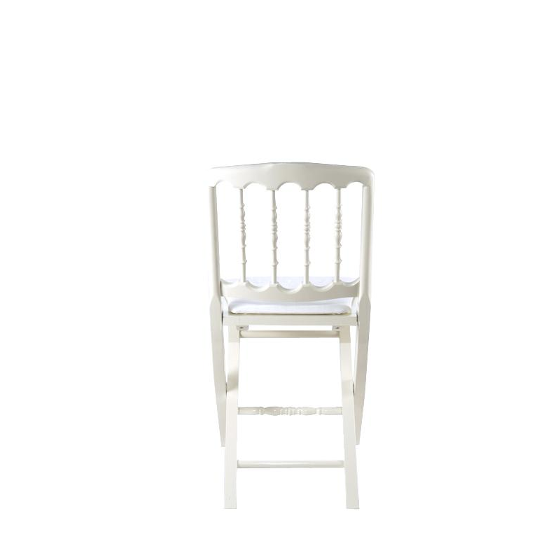 Stuhl klappbar Napoleon III weiss