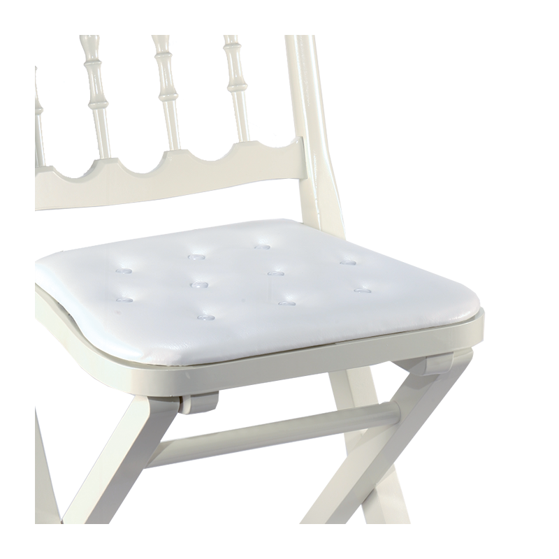 Stuhl klappbar Napoleon III weiss