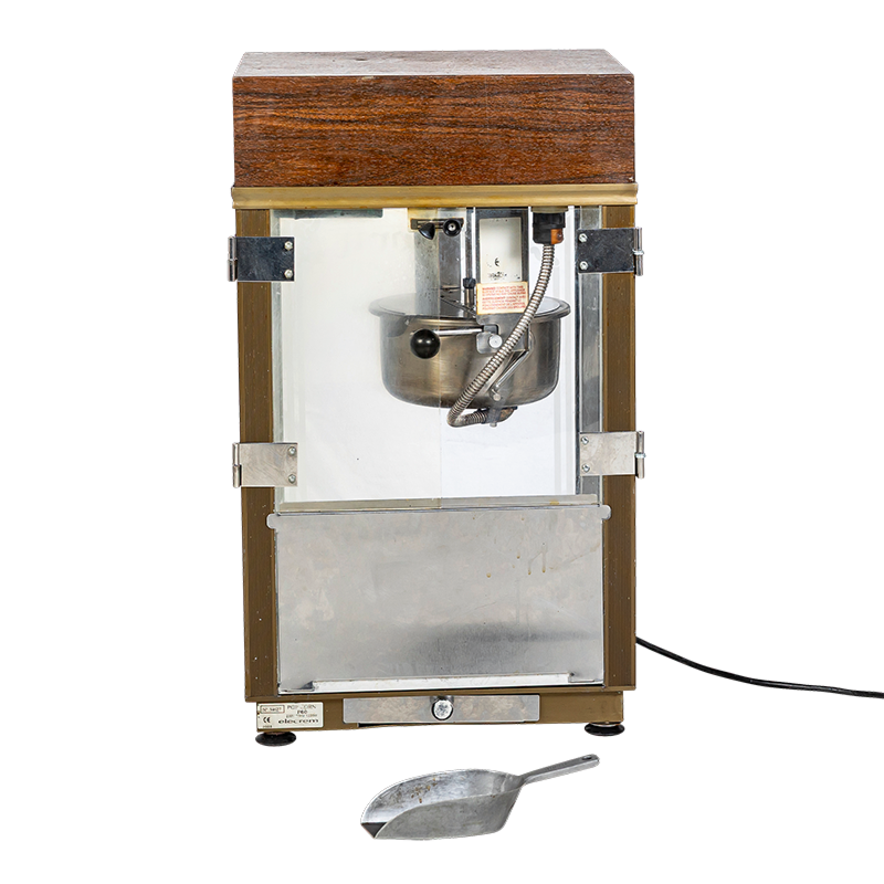 Machine à pop-corn 220 v livrée avec une pelle à pop-corn