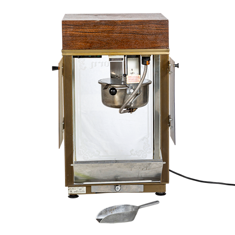 Machine à pop-corn 220 v livrée avec une pelle à pop-corn