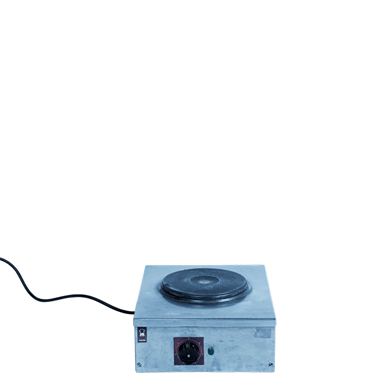 Heizplatte elektrisch einzeln 220 V / 16A einphasig - 2,6 kW