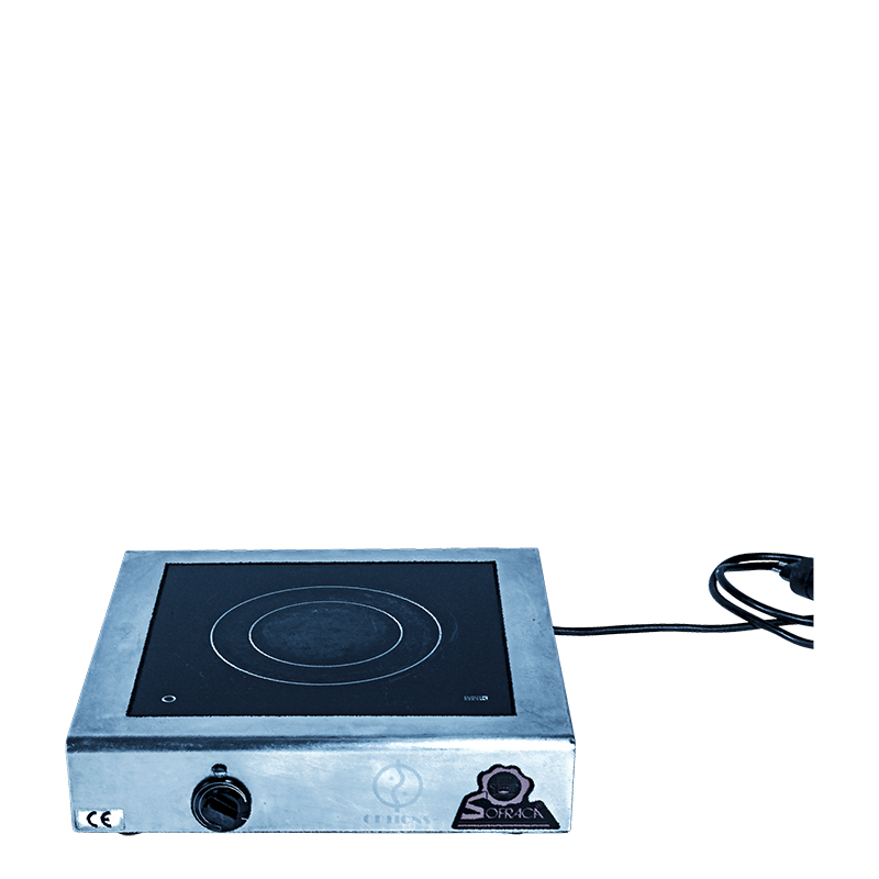 Heizplatte Glaskeramik einzeln 220 V / 16A einphasig - 2,1 kW