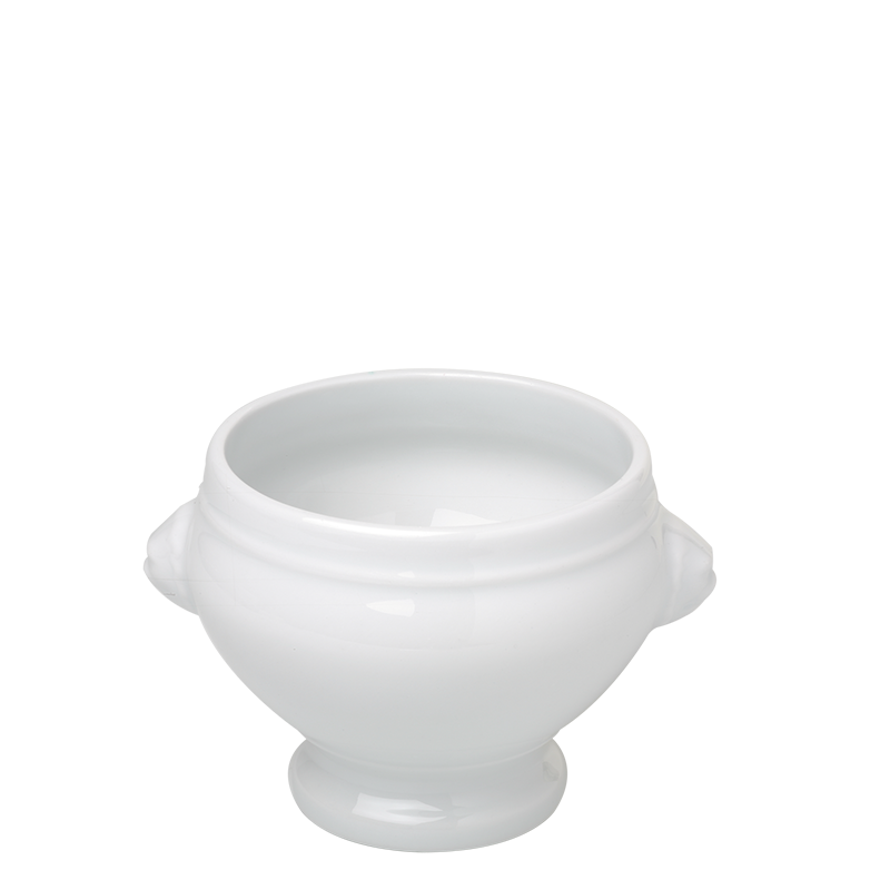 Mini bol tête de lion blanc Ø 6 cm H 5,5 cm 8 cl