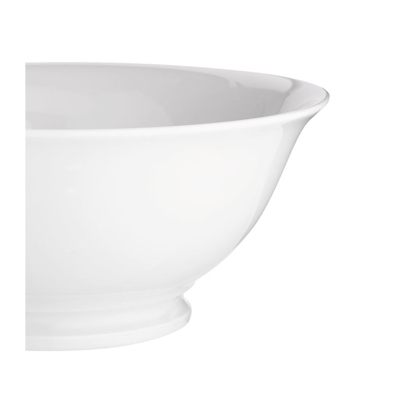 Salatschüssel Porzellan weiss Ø 25 cm H 10 cm 200 cl