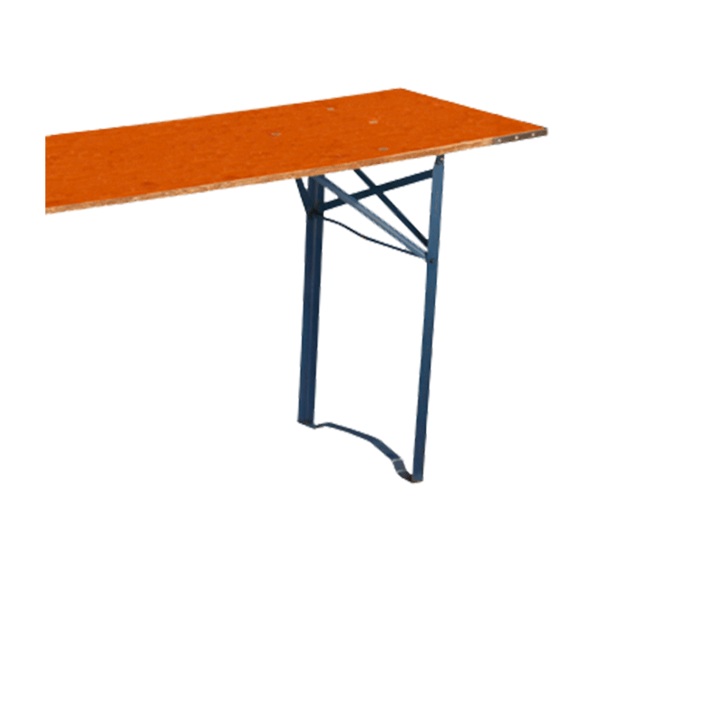 Table rectangulaire 50 x 200 cm H 76 cm