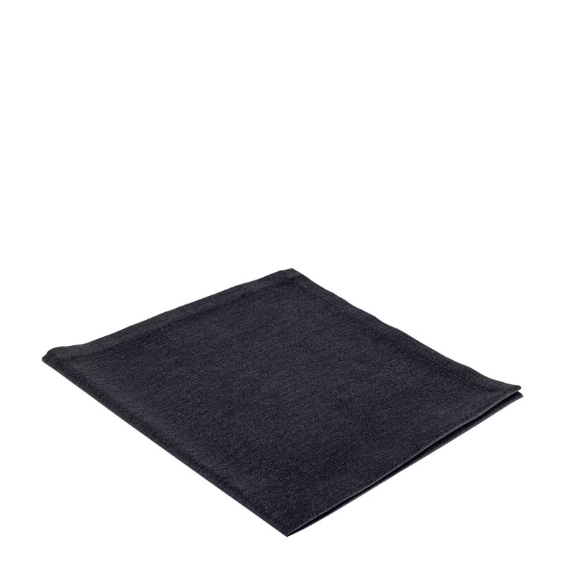 Serviette Chintz Schwarz 60 x 60 cm Brandschutzklasse M1