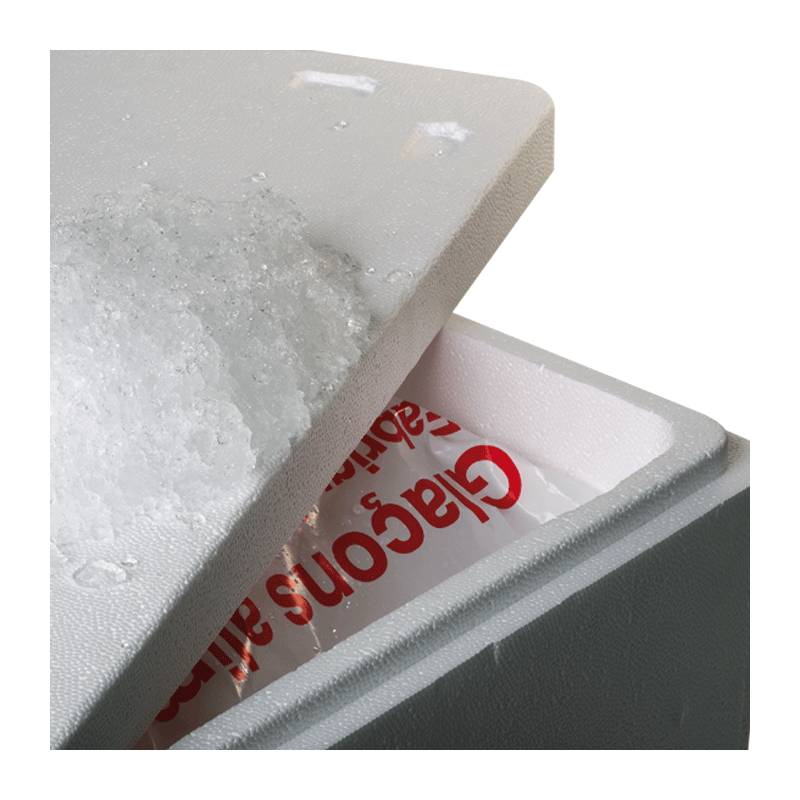 Crushed-Ice 20 kg + Isolierbehälter