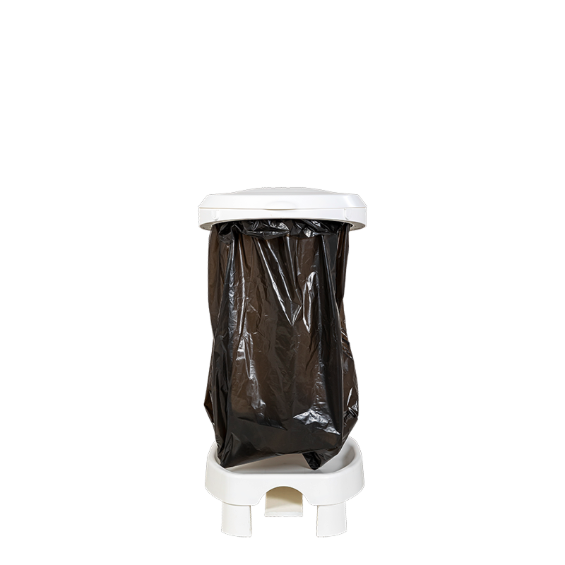 Abfallsackhalter mit Fusshebel