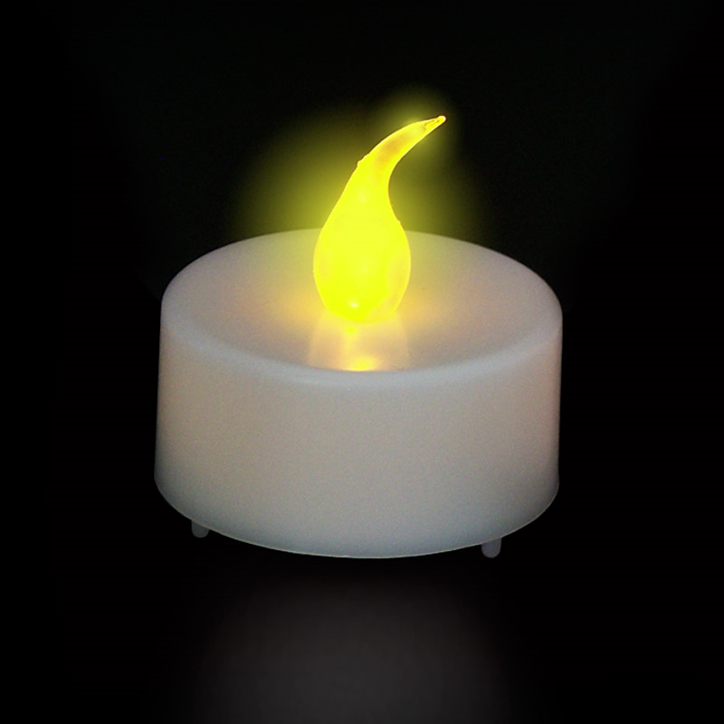 Bernstein LED-Kerze Ø 3,6 cm (zwischen 8 und 10 Stunden)