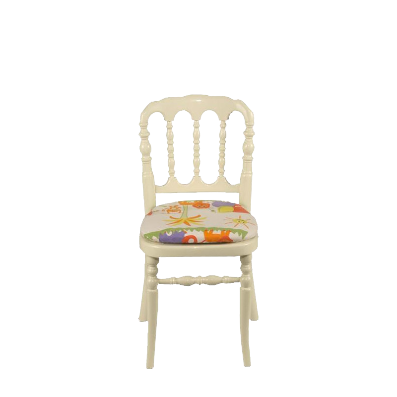 Chaise Napoléon III blanche enfant