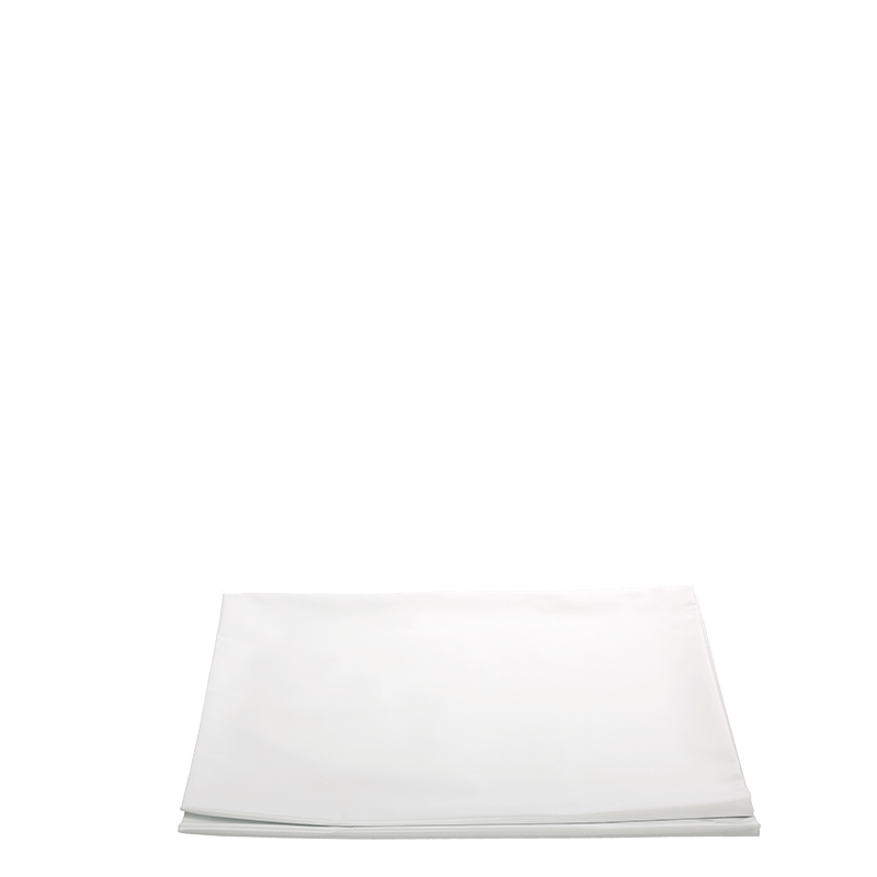Längenmeter Buffetabdeckung Plastik weiss B 130 cm - M1