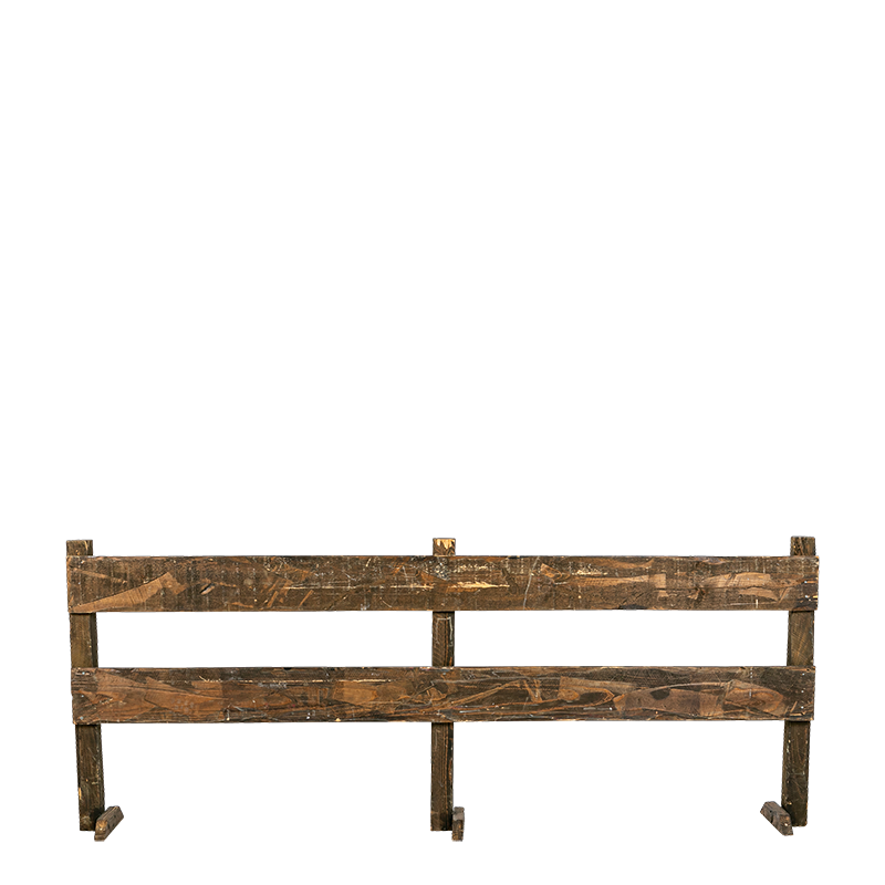 Barrière en bois L 250 H 100 cm l 8 cm