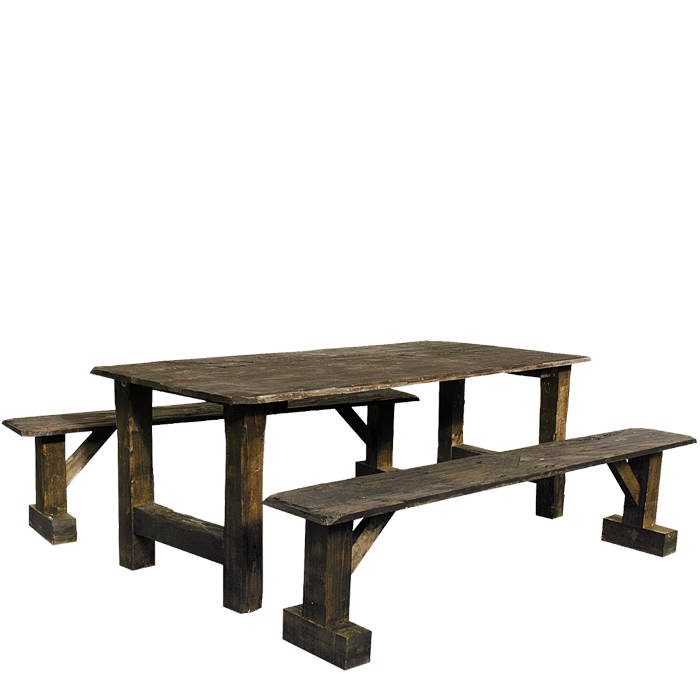 Ensemble table de ferme