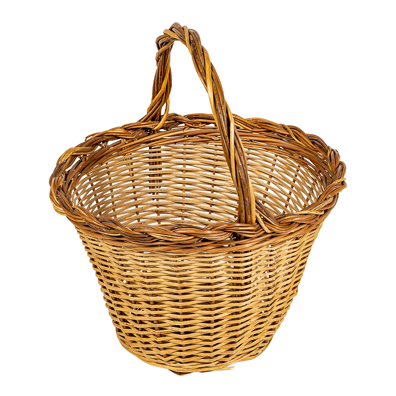 Weidekorb Vintage Ø 26/44 cm H 24/30 cm