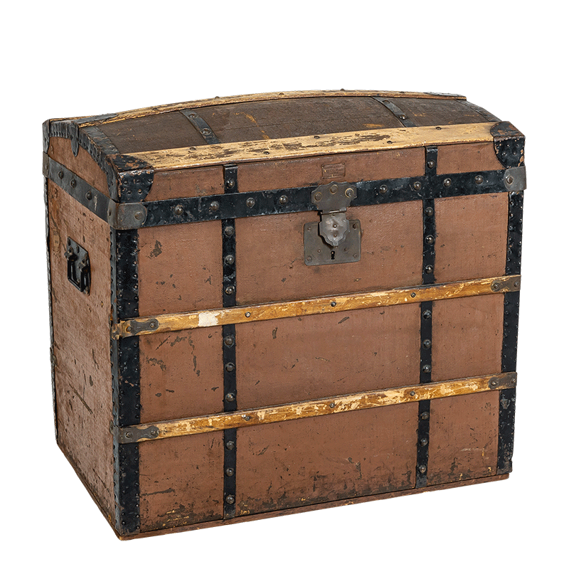 Coffre en bois vintage