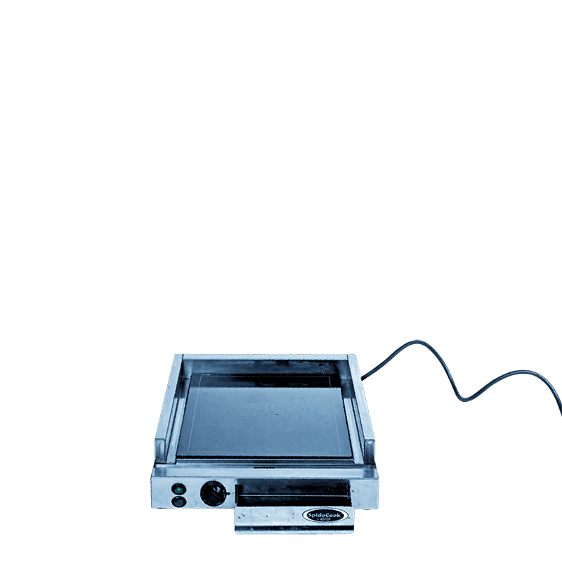 Plancha für Hamburger aus Glaskeramik 220 V - 2,5 kW