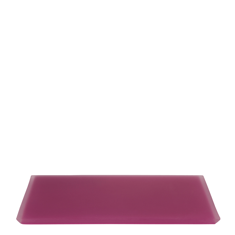 Plateau résine fuchsia 30 x 40 cm