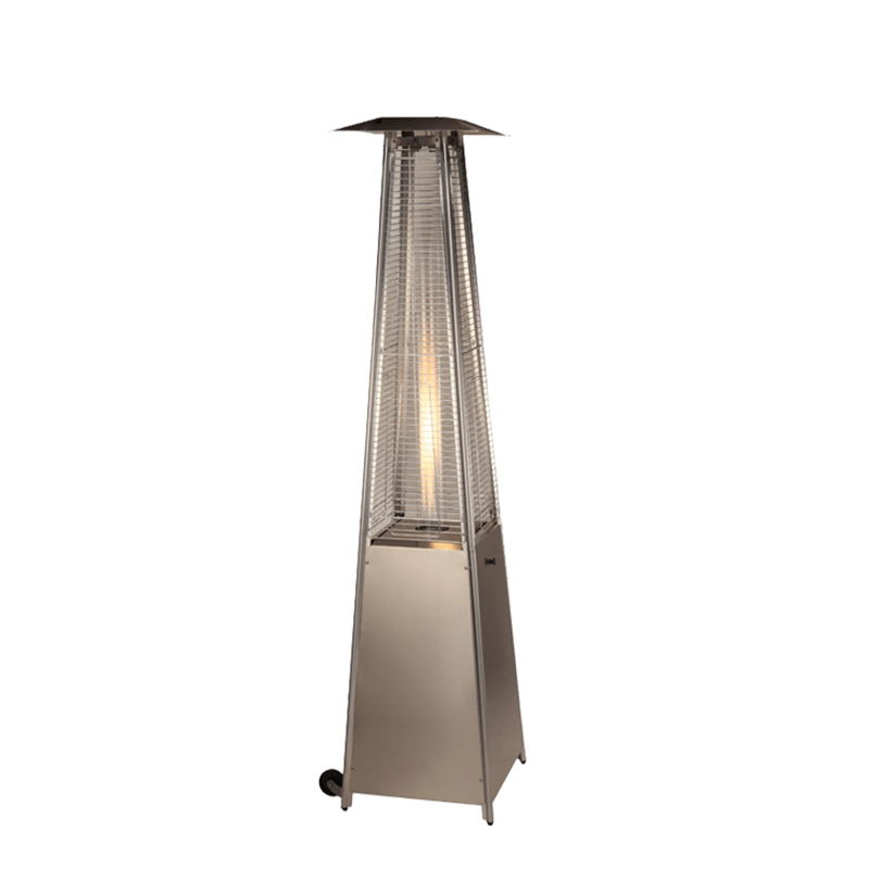 Terrassenheizung Pyramide Stahl H 230 cm (Gas)
