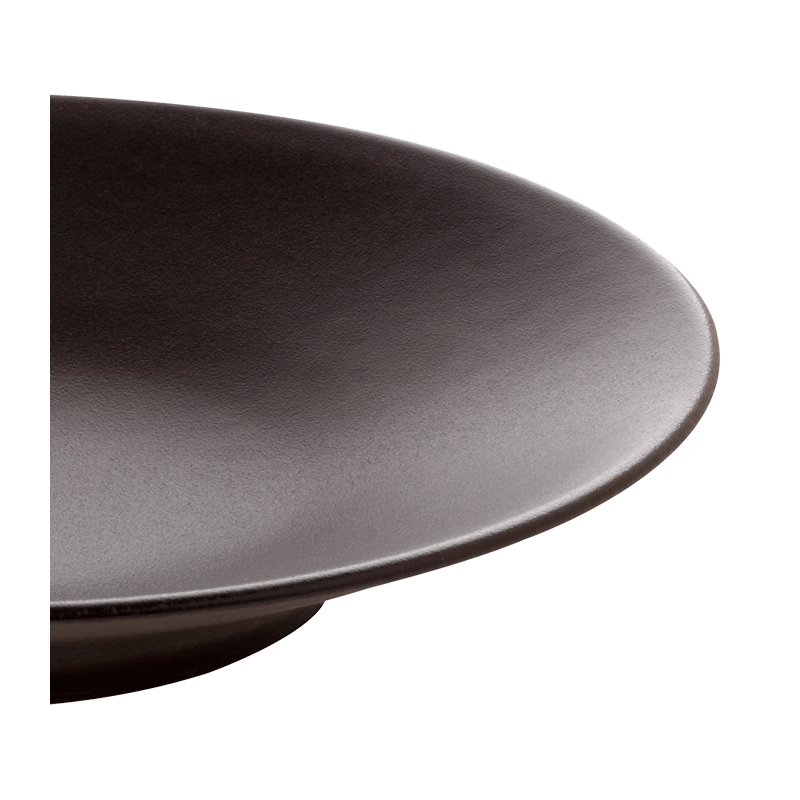Teller tief rauchschwarz Ø 27,5 cm