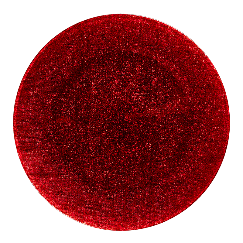 Platzteller Strass rot Ø 32 cm