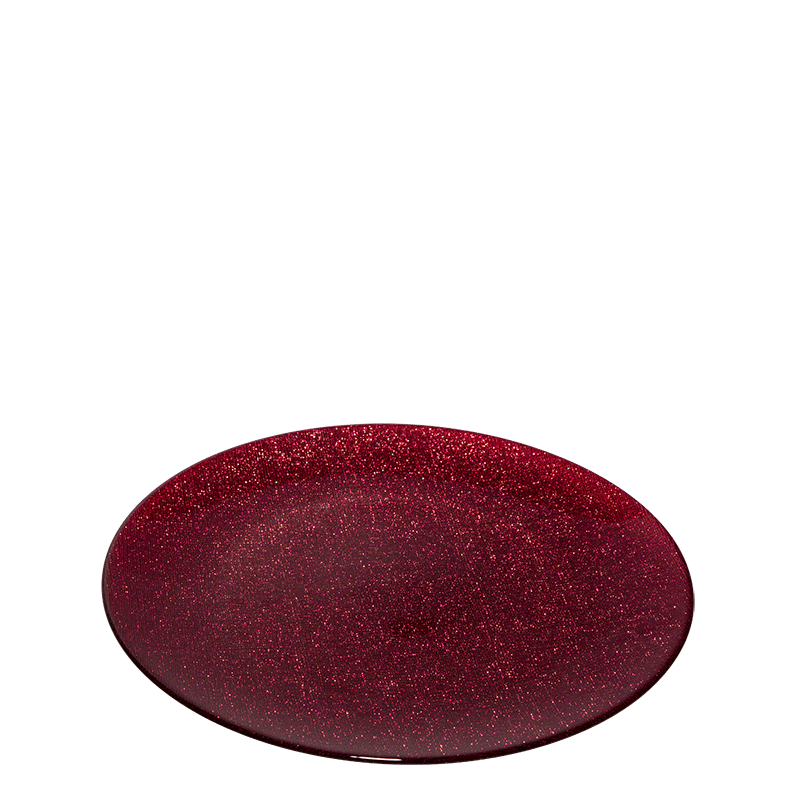 Platzteller Strass rot Ø 32 cm