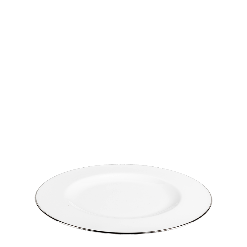 Assiette plate Platinium Ø 28 cm