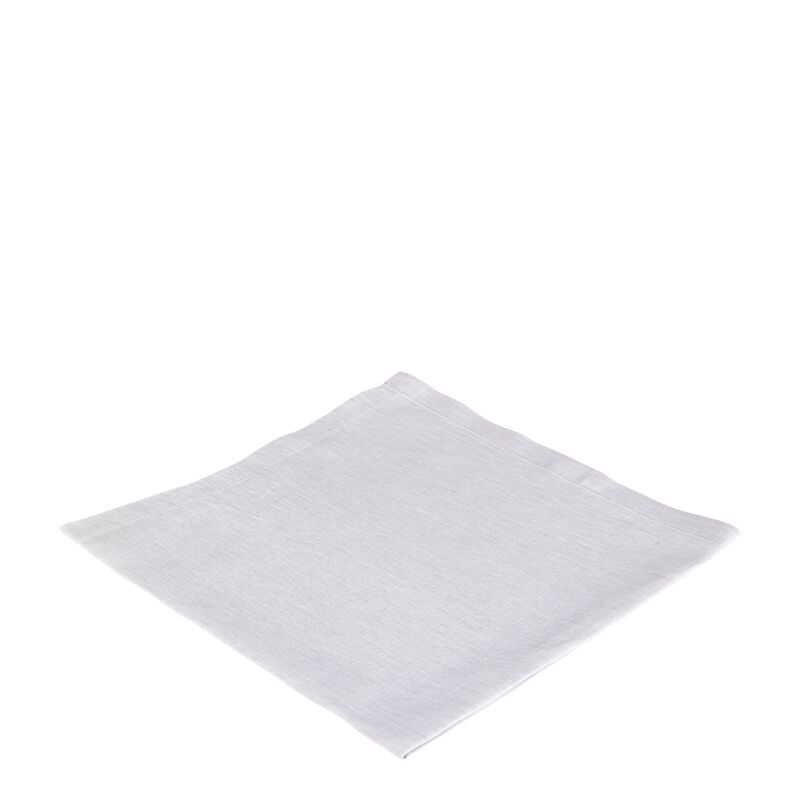 Serviette Leinen Grau 60 x 60 cm