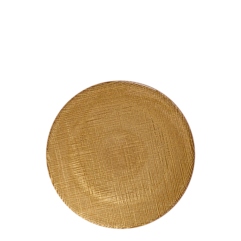 Brotteller Strass gold Ø 14 cm