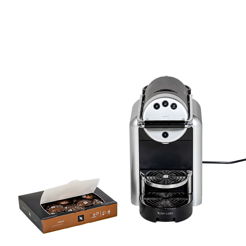 Kaffeemaschine Nespresso NY 220 V + 50 Kaffeekapseln