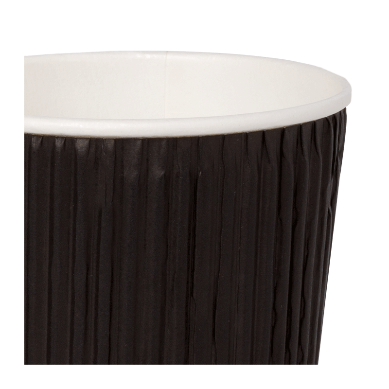 Pappbecher Karbon gross 23 cl (per 50 Stück)
