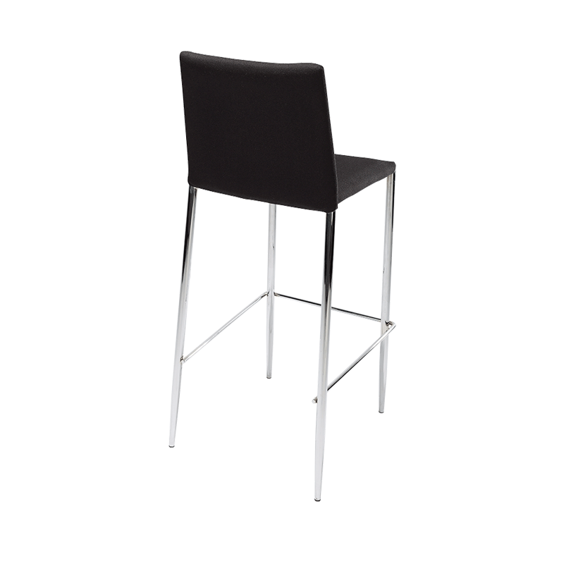 Barstuhl schwarz 52 x 43 cm H 111 cm