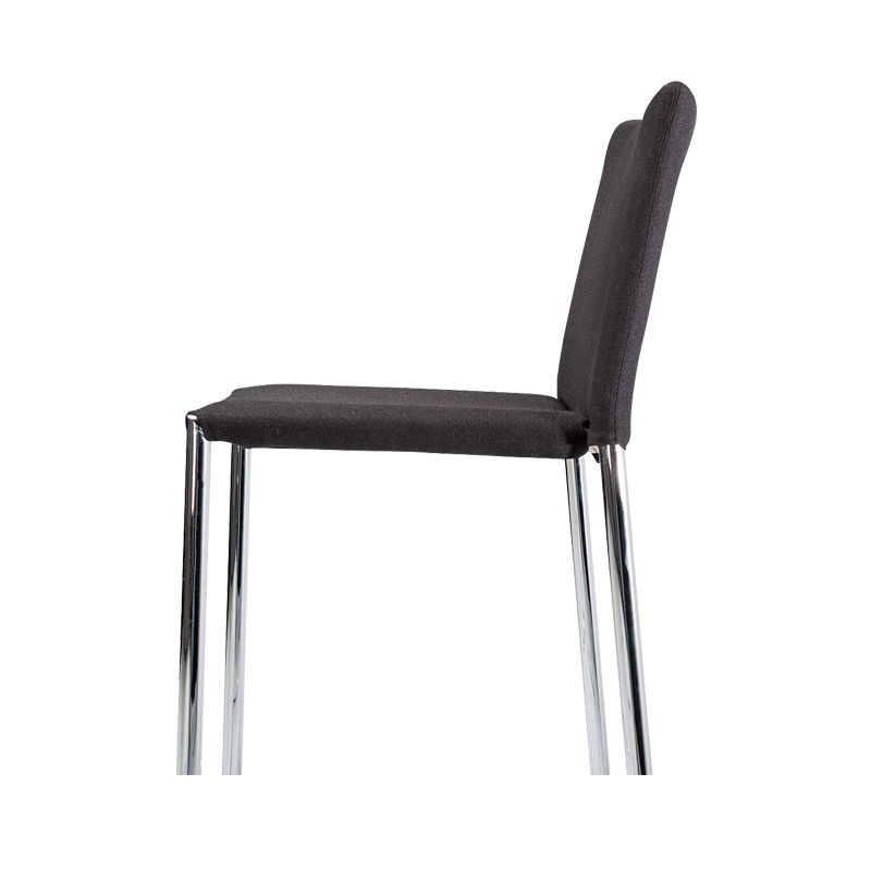 Barstuhl schwarz 52 x 43 cm H 111 cm
