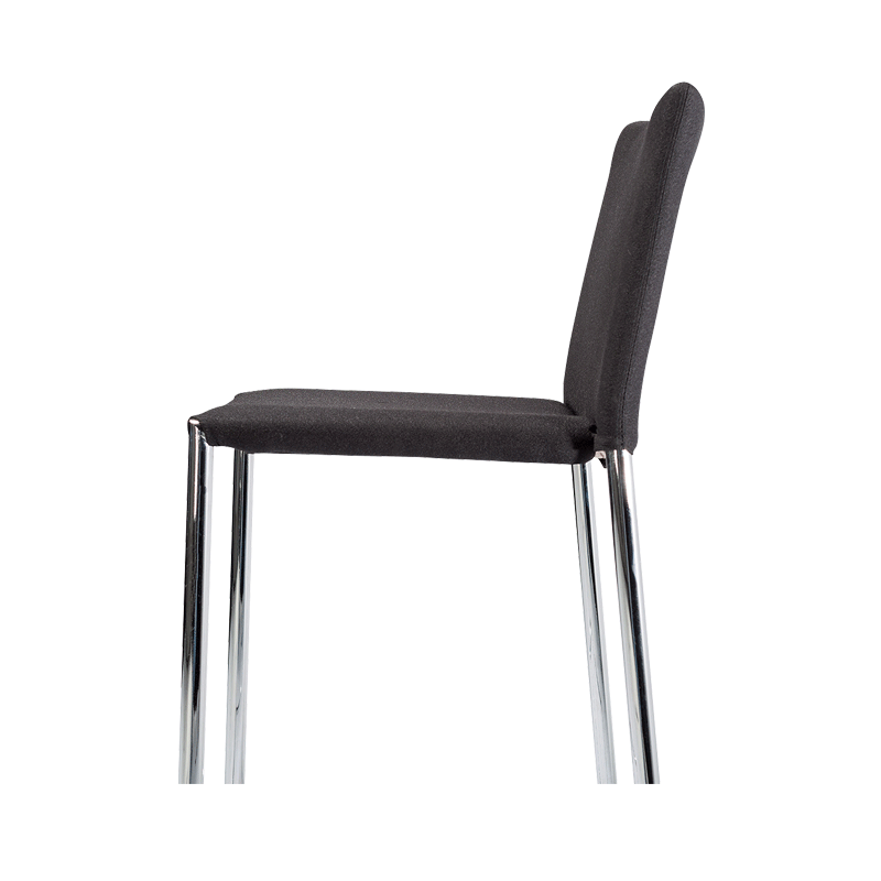 Barstuhl / Hocker schwarz H 111 L 43 B 52 cm