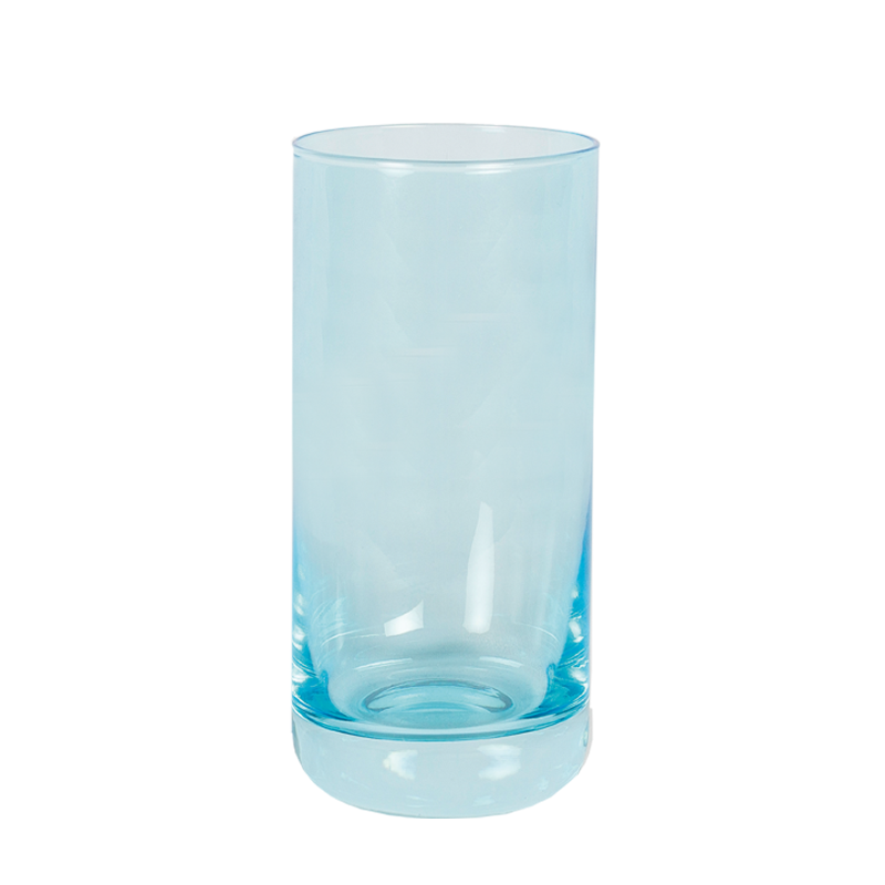 Longdrink-Glas blau fluoreszierend 32 cl