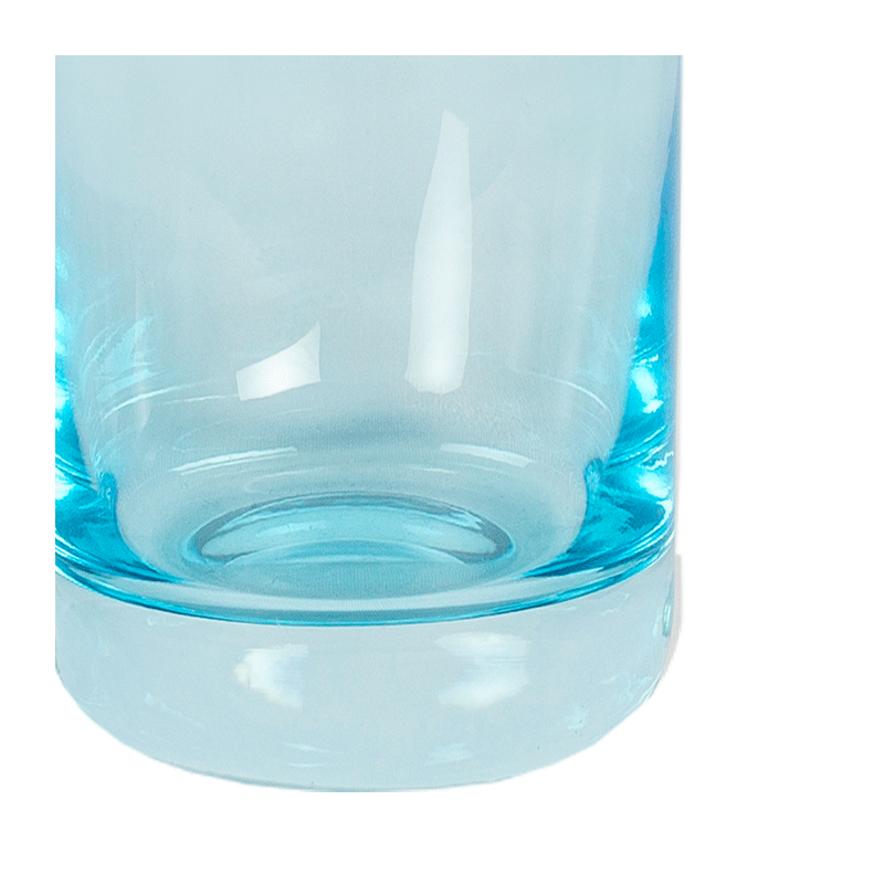 Longdrink-Glas blau fluoreszierend 32 cl