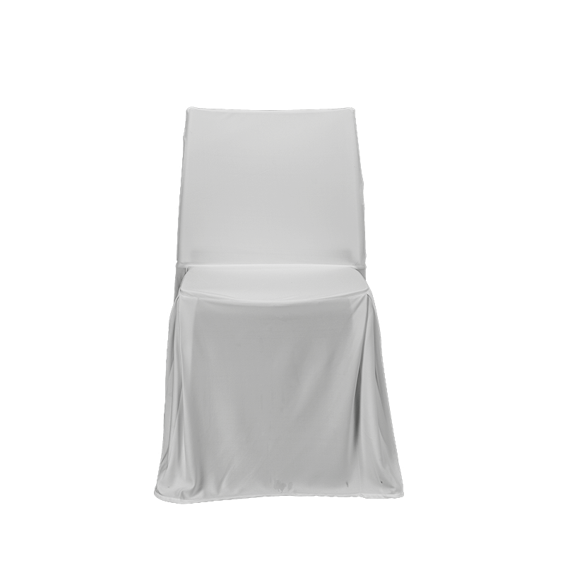 Chaise Opale avec housse blanche