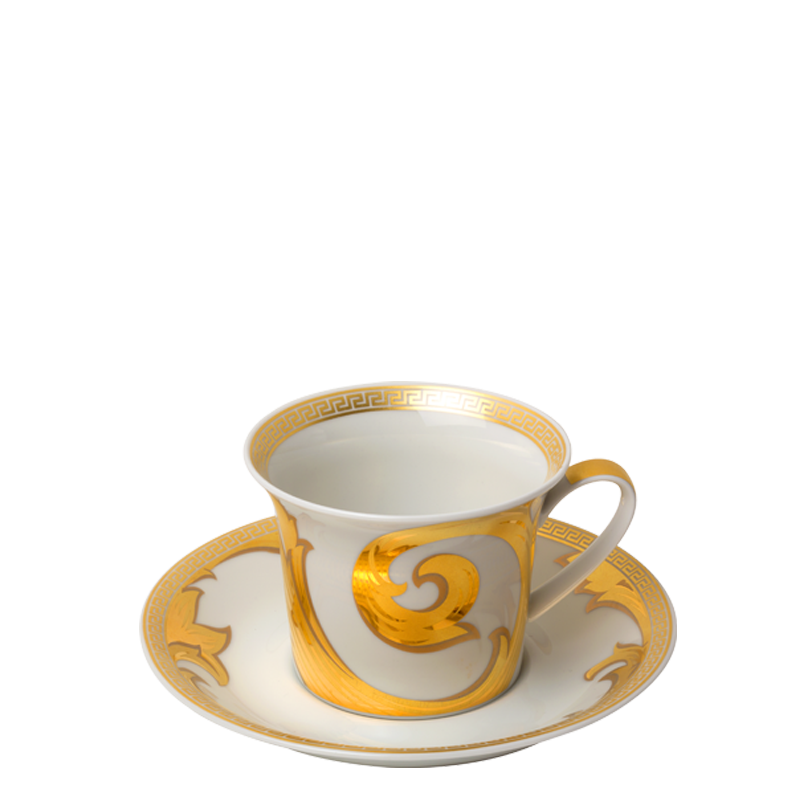 Kaffee-/Teetasse mit Unterteller Versace 25 cl