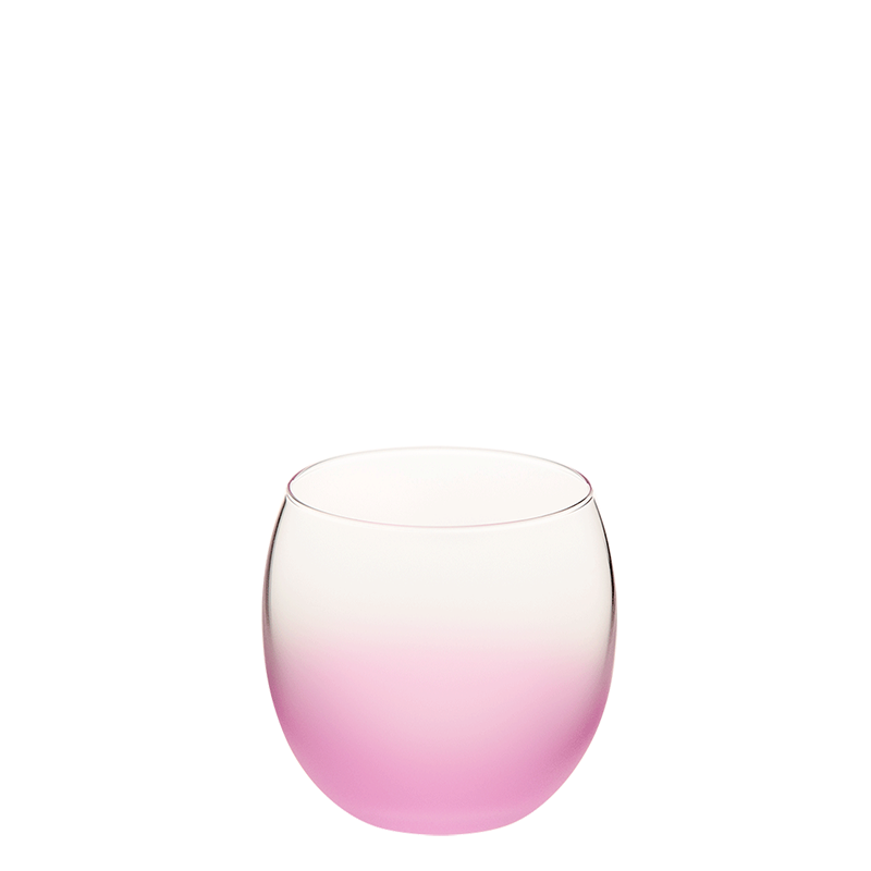 Bubble matt rosa Ø 6.5 cm H 6.5 cm 15 cl