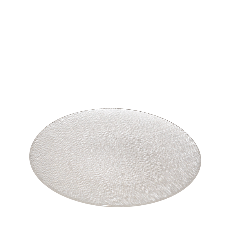 Platzteller Glas weiss Ø 32 cm