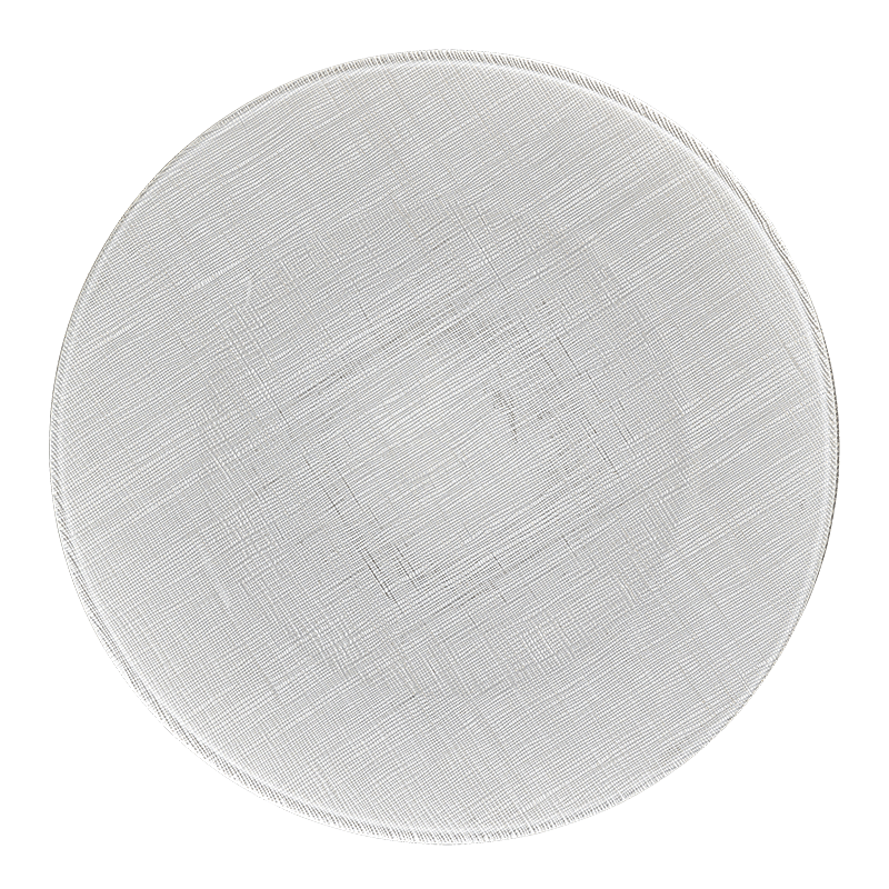 Platzteller Glas weiss Ø 32 cm