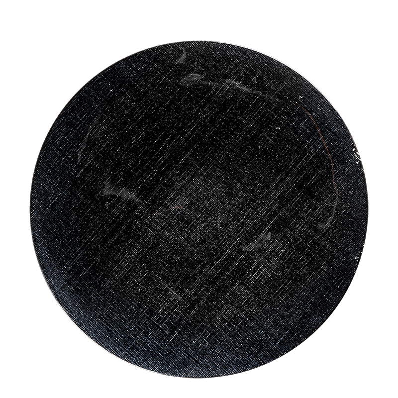 Platzteller Glas schwarz Ø 32 cm