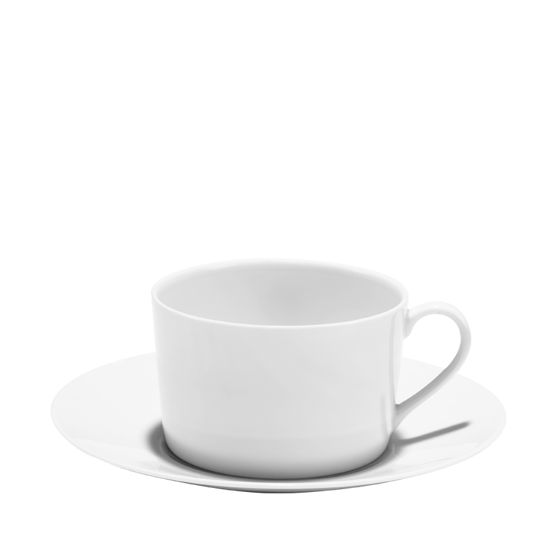 Frühstückstasse mit Unterteller Dune 40 cl