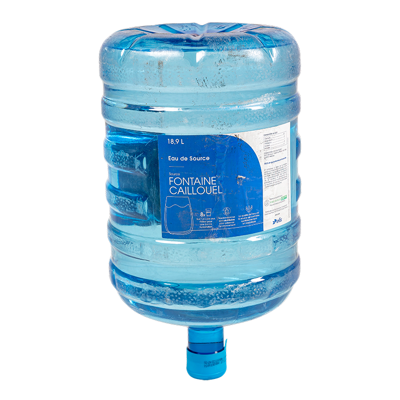 Bonbonne consignée de 18,9L pour fontaine à eau
