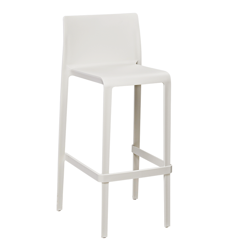 Chaise haute Sila blanche H 100 cm