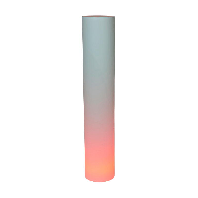 Cylindre lumineux autonome Ø 30 cm H 160 cm