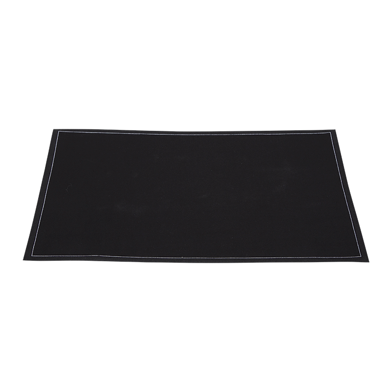 Tischset / Serviette aus Einwegstoff schwarz 32 x 48cm (12 Stk.)