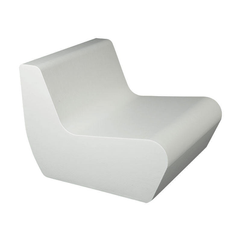 Sessel Pool weiss 76 x 90 cm H 68 cm